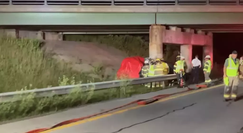 Man dies in crash on I-490 that sent car over guide rail