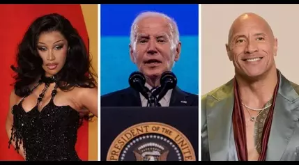 These Celebrities Won’t Endorse Joe Biden — From Dwayne Johnson to Cardi B and More