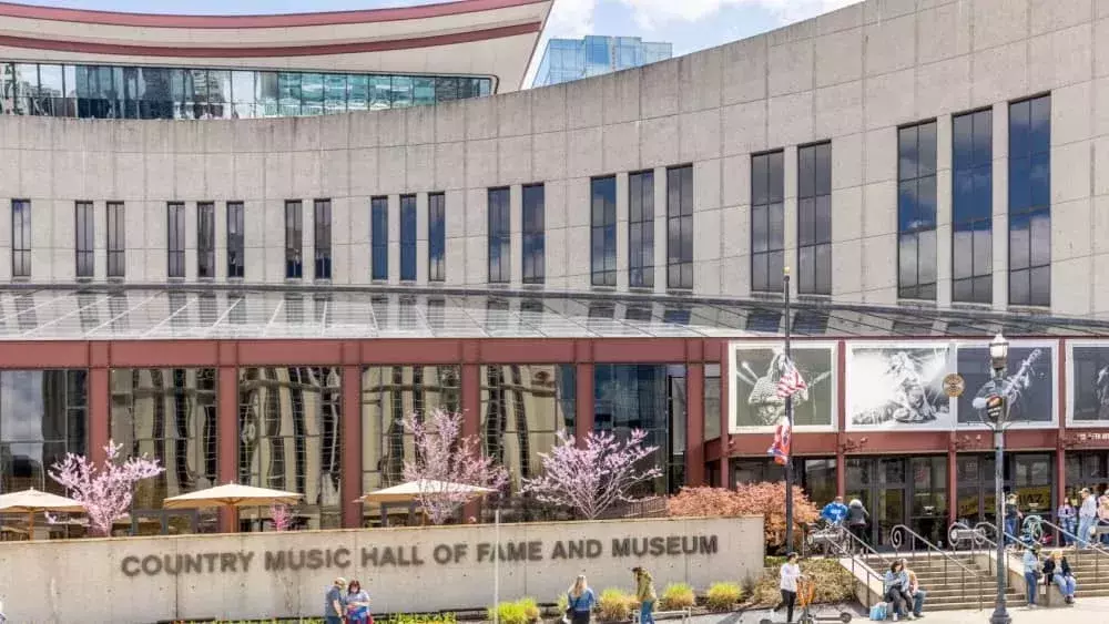 Country Music Hall Of Fame And Museum featuring Tom Petty display