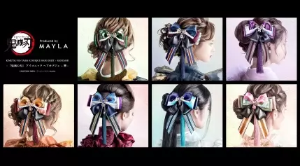 Style that slays – Japanese fashion brand Mayla creates gorgeous Demon Slayer hair accessory line