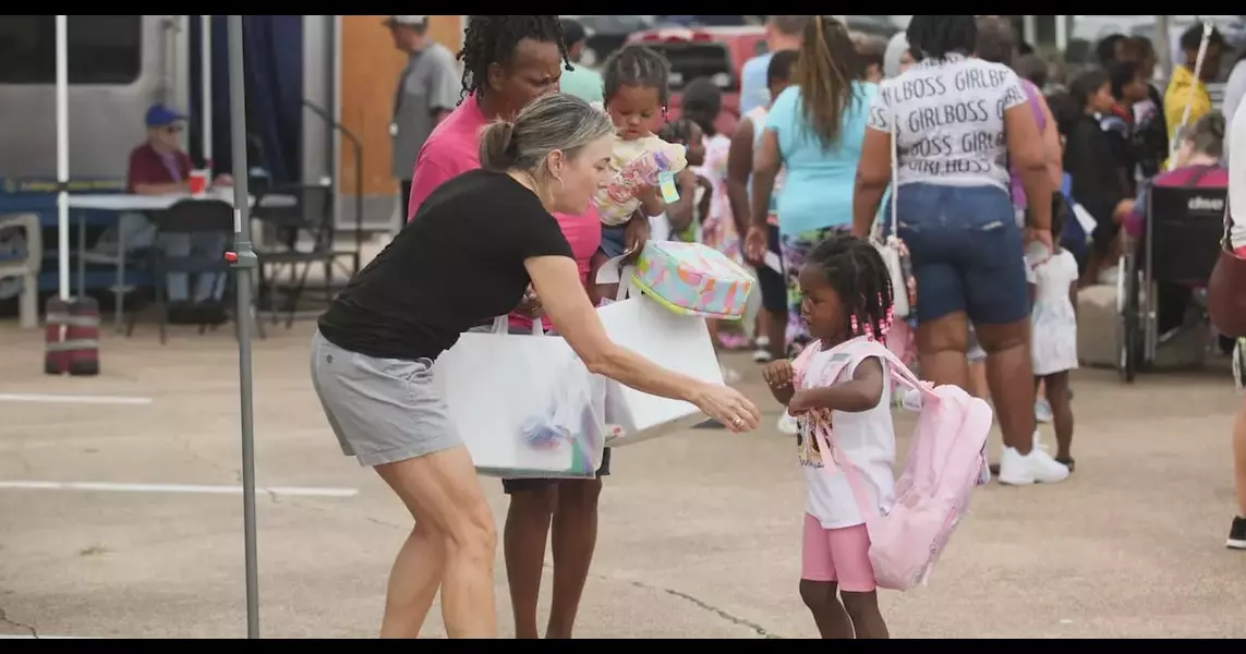 Over 200 kids received school supplies at BCS Together’s Back to School Bash