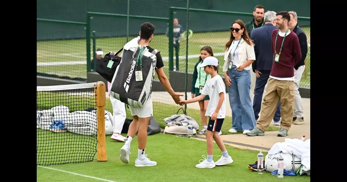 Meet Novak Djokovic’s two young children – who are following in tennis star’s footsteps