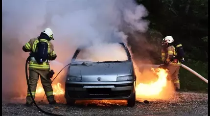 Car catches fire in Nipomo