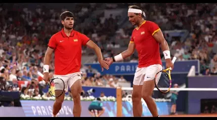 Paris 2024 tennis: Rafael Nadal reaches end of incredible Olympic journey after men’s doubles defeat with Spanish partner Carlos Alcaraz