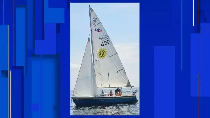 Missing sailboat found overturned in Lake Michigan, but man, 2 kids weren’t there