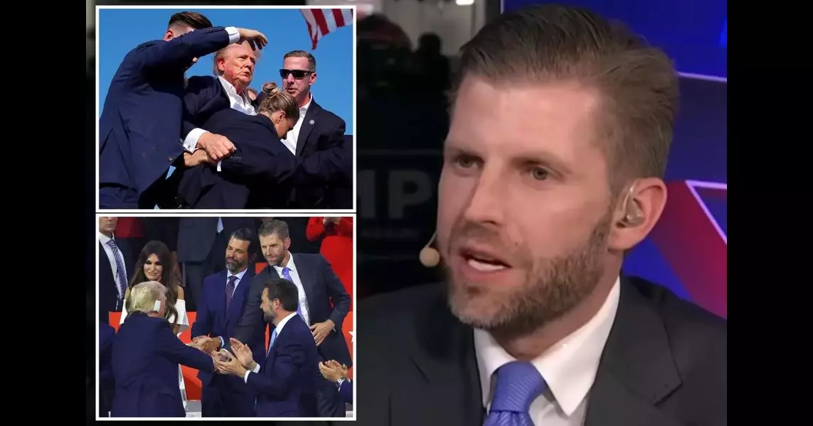 Eric Trump saw dad’s assassination attempt while watching TV with his…