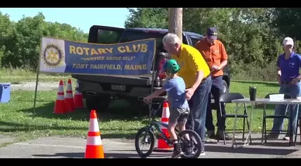 Riding With the Rotary’s Bike Rodeo