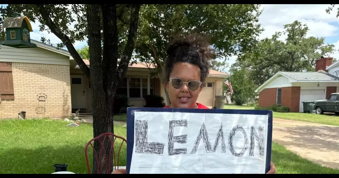 Bryan resident opens lemonade stand to raise money for summer camp