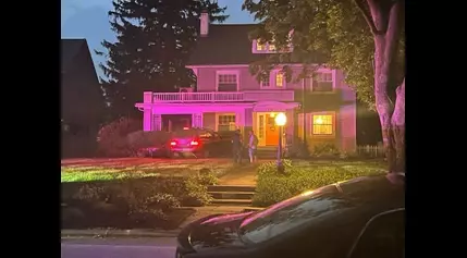 Car crashes into Davenport home Wednesday night