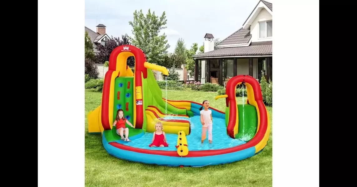 Hot deal alert: The Costway Kids Inflatable Water Park is 77% off at…