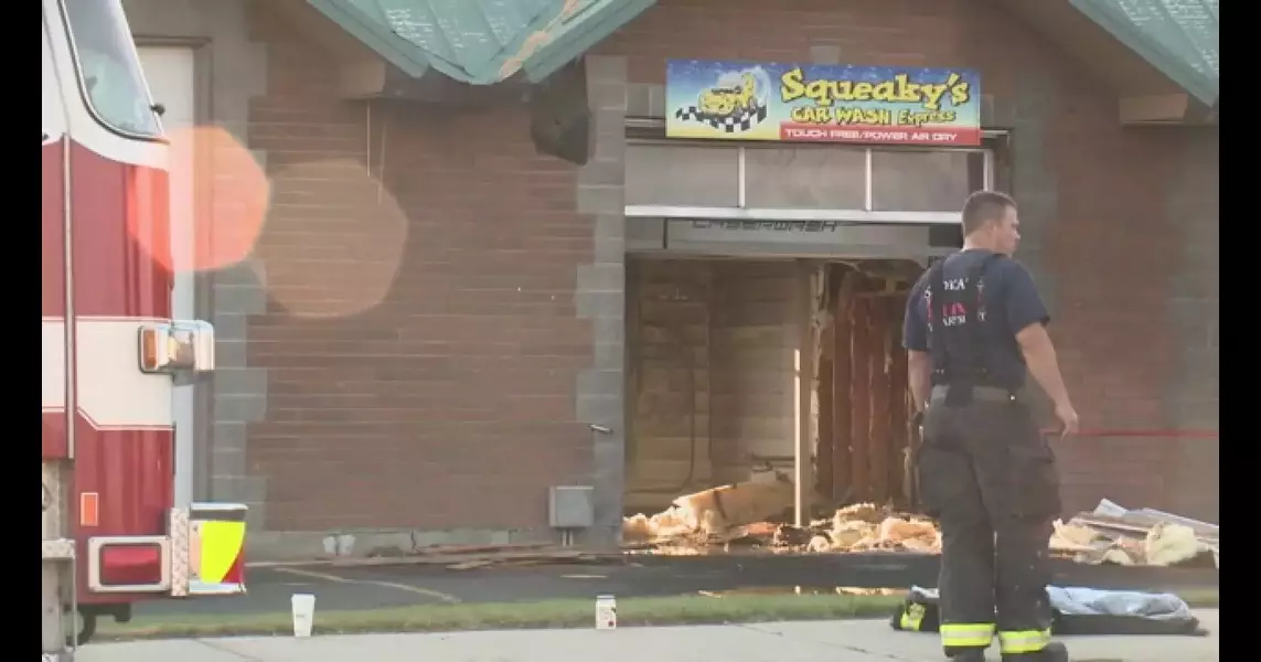 Arson fire at Spokane car wash