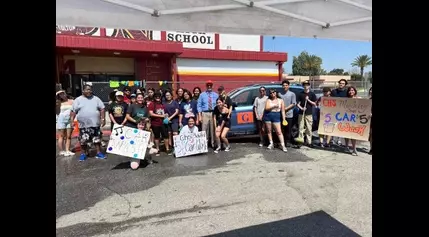 Colton’s Yellowjacket Band Kicks off New School Year with Car Wash