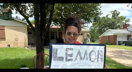 Bryan resident opens lemonade stand to raise money for summer camp