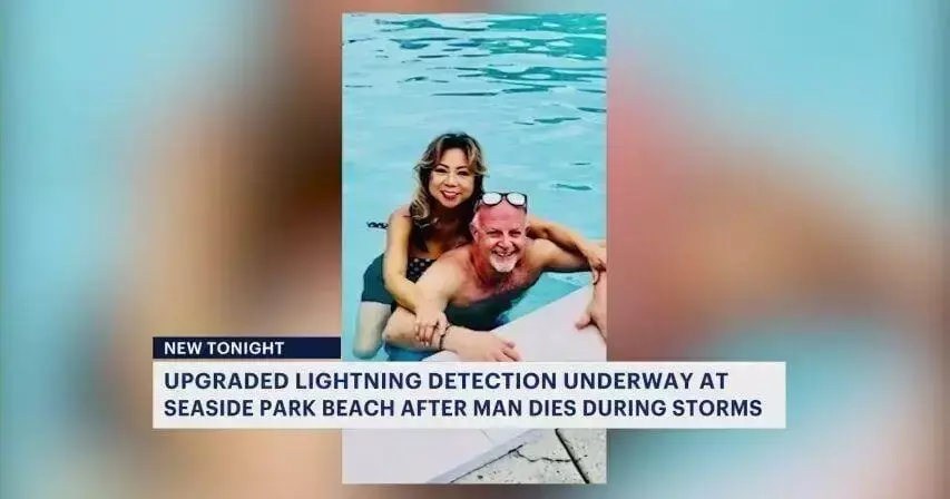 Man dies while trying to get kids off the beach during a lightning storm in Seaside Park