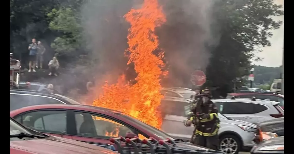 Several car fires doused in southern Maine