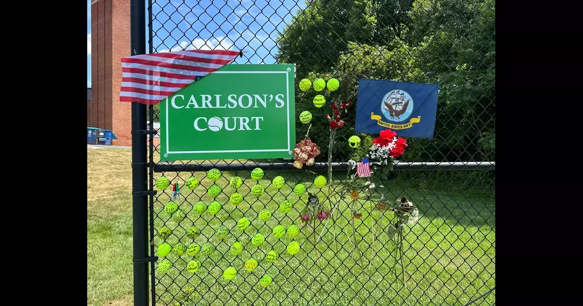 Late Tennis Coach, Midshipman Honored With Arundel High Memorial: See Photos