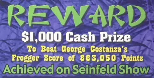 A Real-Life Contest Challenged Gamers to Beat George Costanza’s ‘Frogger’ Score