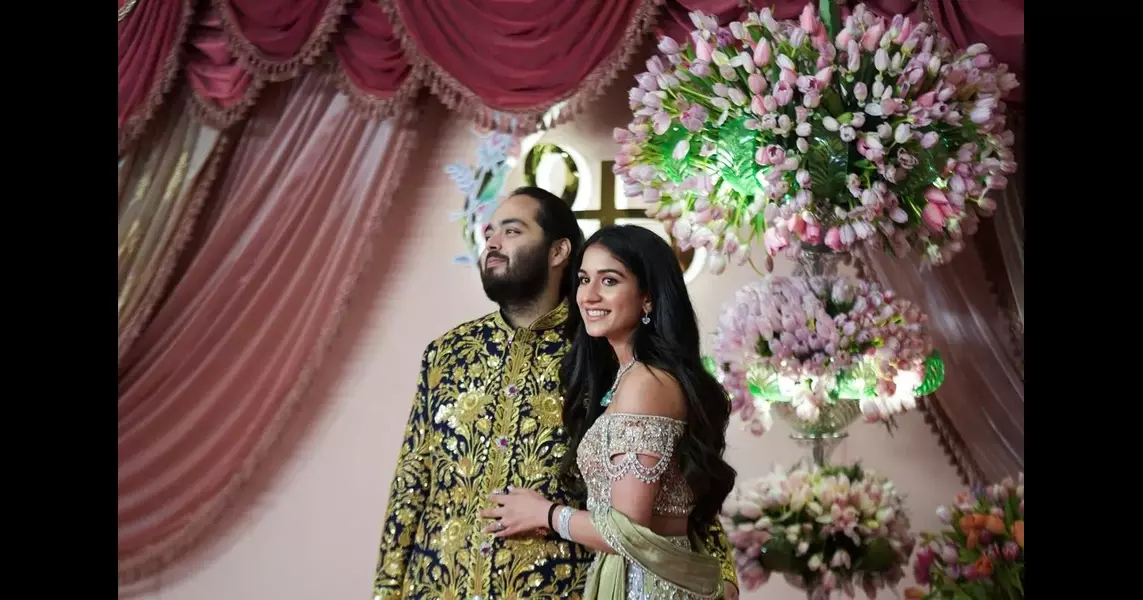 Anant Ambani, Radhika Merchant dazzle at sangeet ceremony; Bollywood celebrities light up gala