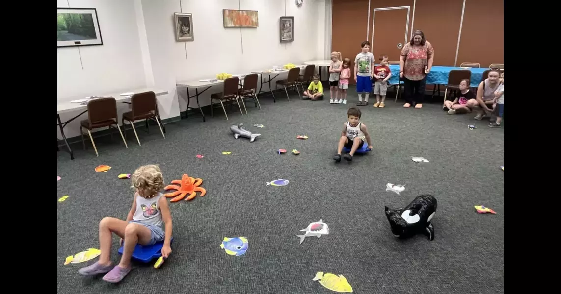 Exploring the deep sea: Ross Library hosts fun activities for  local kids