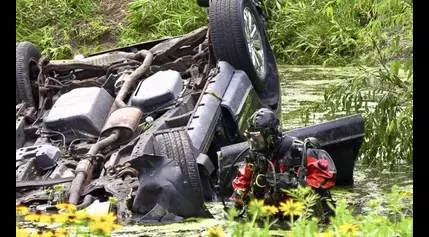 Coroner identifies man killed after becoming trapped in car that rolled over into pond in Wauconda