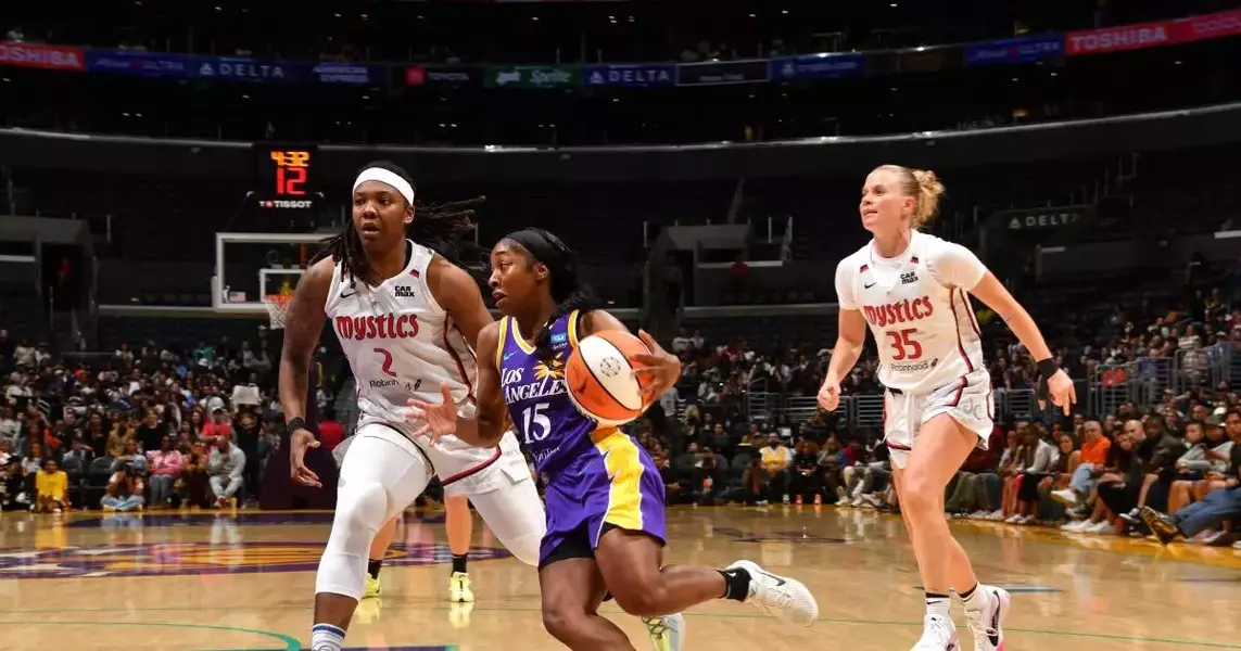 Sparks can’t hold off Mystics’ late surge, extend losing streak to eight games