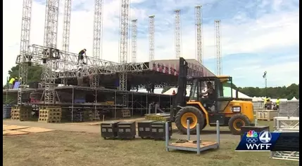 Final preps underway for Rock the Country music festival in the Upstate