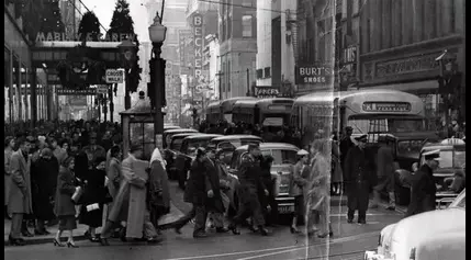 See Cincinnati’s Music Hall, Fountain Square, Eden Park and more in the 1950s