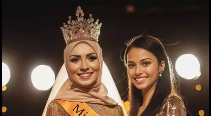 Hijab-Wearing Influencer Kenza Layli Bags Miss AI Title In First-Ever Virtual Beauty Pageant