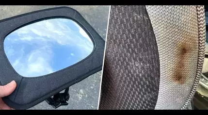 Mom shares warning after sun reflecting off a mirror burns her son’s car seat