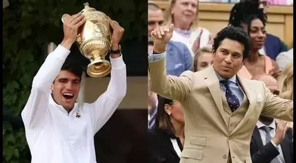 Sachin Tendulkar hails Carlos Alcaraz with special message in Hindi after Wimbledon triumph: ‘Abse tennis pe…’