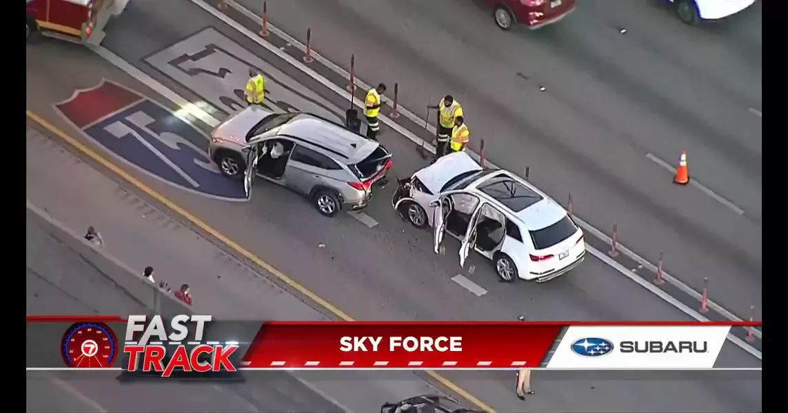 Roads reopen after multi-car crash causes express lane closures on SR-826 – WSVN 7News | Miami News, Weather, Sports