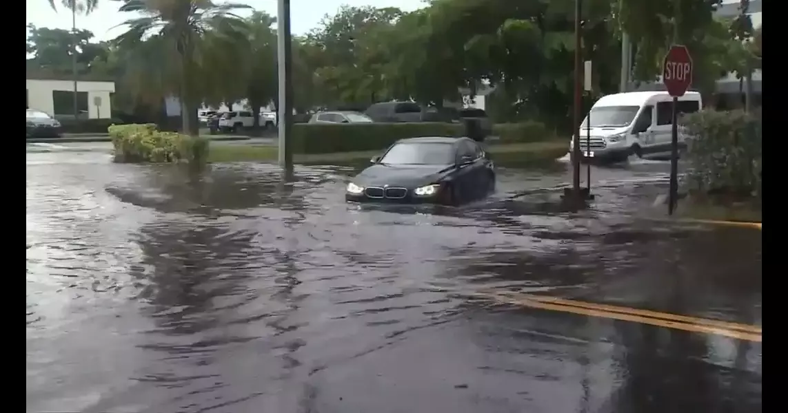 Storms across Broward dump inches of rain, cause flooding and car damage – WSVN 7News | Miami News, Weather, Sports