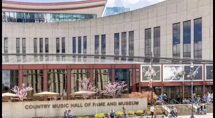 Country Music Hall Of Fame And Museum featuring Tom Petty display