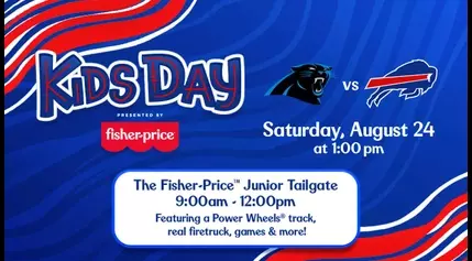 Bills’ Kids day presented by Fisher-Price® set for August 24