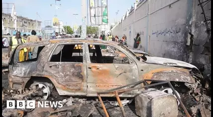 Somalia car bomb kills people at café packed with fans watching Euro 2024 final