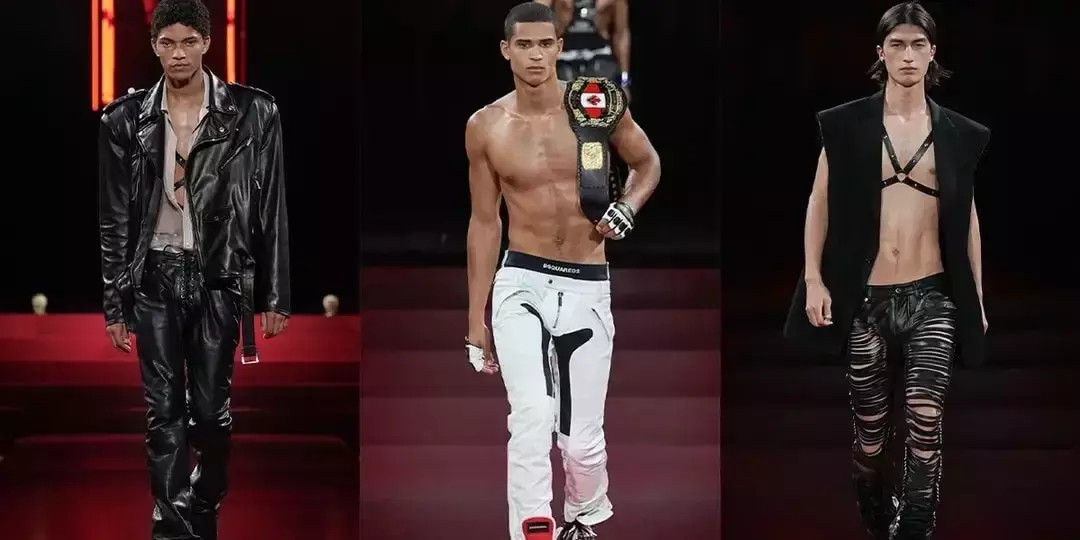 Bondage, Muscles and Magic Mike at Dsquared2 SS25