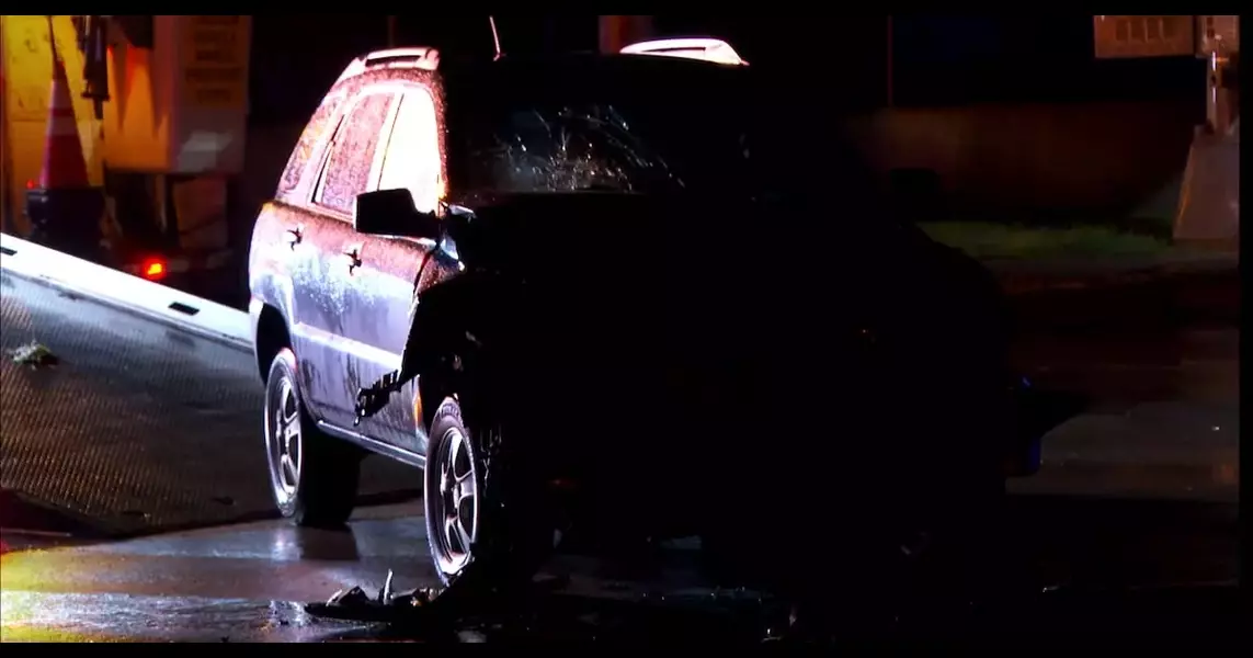 One person in hospital after car crash in north Omaha