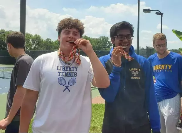 Carroll County Times 2024 boys tennis All-County: Liberty’s ‘dominant’ doubles team of Hayden Speace, Arjun Mistry named Players of the Year