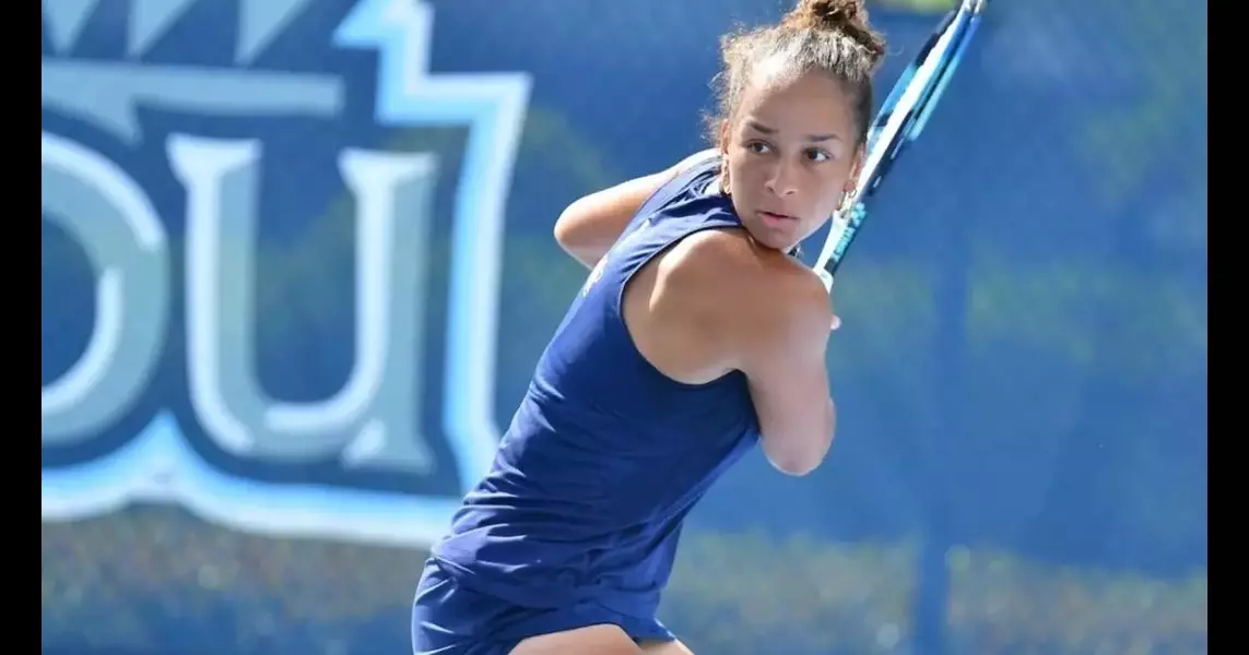 ODU tennis star Sofia Johnson is mature well beyond her years