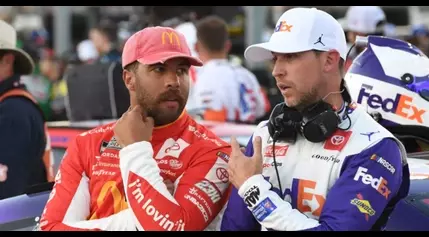 Denny Hamlin: Bubba Wallace, 23 car ‘still lacking pace’ despite strong performance