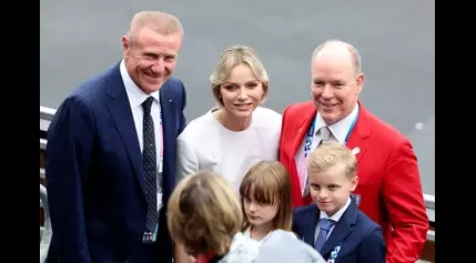 Prince and Princess bring kids to the Olympics Opening Ceremony in Paris