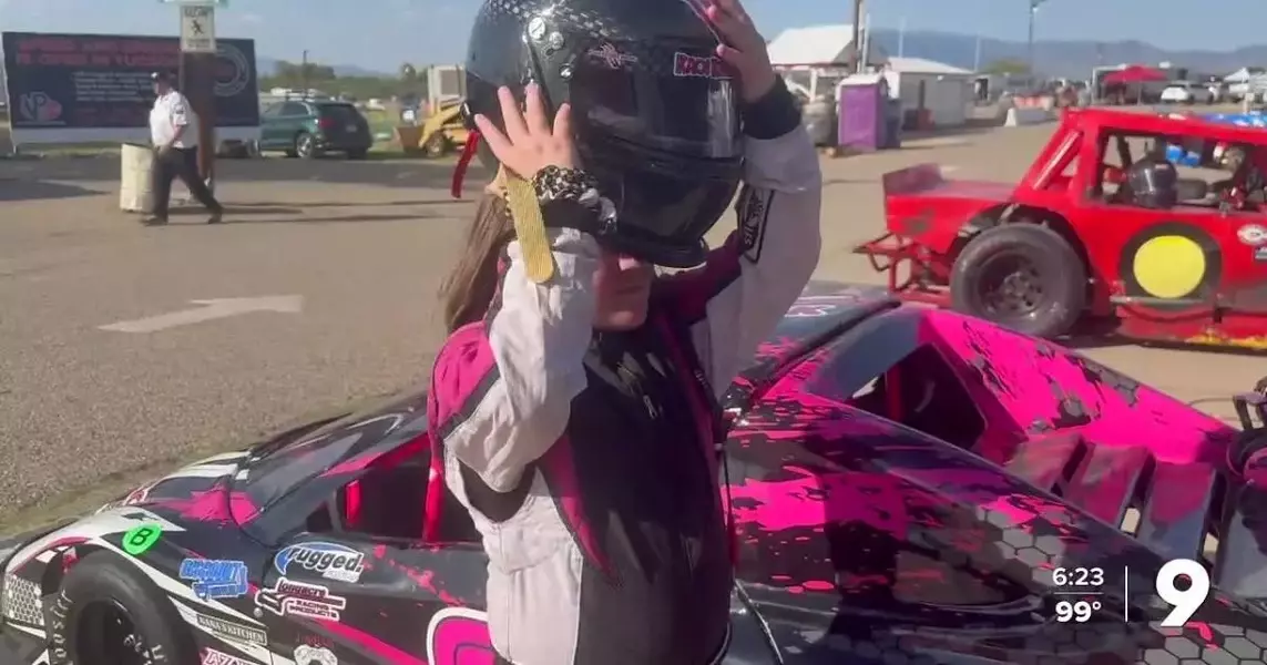 How fast 10 year old Marana race car driver “Kaos Kenzee” Mackenzee Parker actually goes