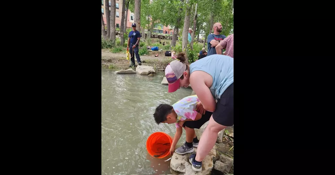 Local Kids help stock baby trout at Purgatoire River – The Chronicle-News