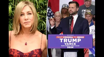 Jennifer Aniston slams VP candidate J.D. Vance for calling women…