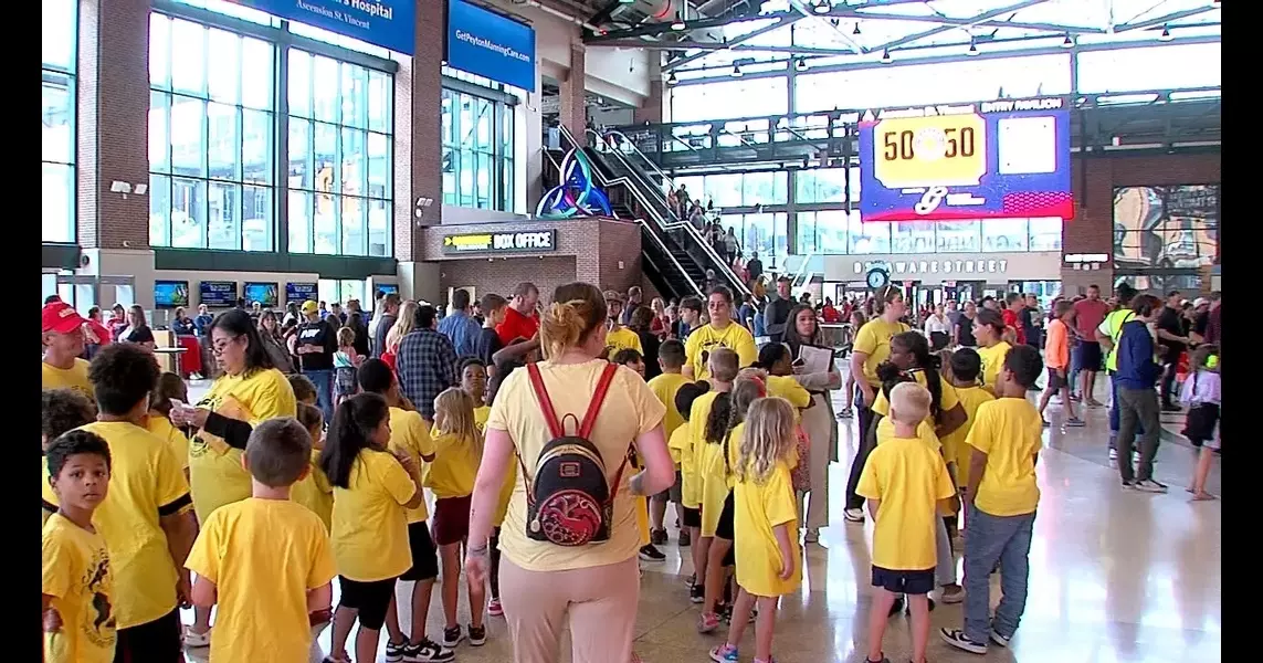 Fever fans from far and wide have a ball at Kids Day