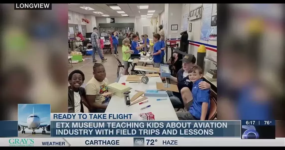 Gregg County Historical Museum holds aviation camp experience for kids to learn more about the flight industry