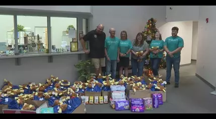 Local lodge donates starter kits to foster kids