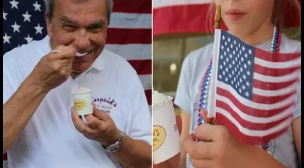 Free ice cream scoop promised to kids if they recite the Pledge of Allegiance by heart: ‘A no-brainer’