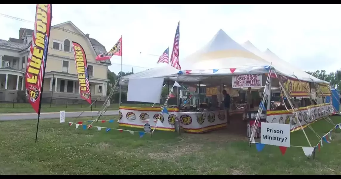 Firework tent raises money for local prison ministry