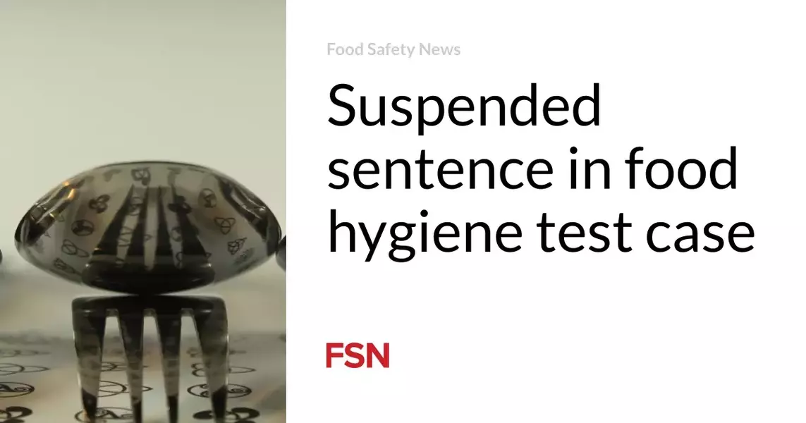 Suspended sentence in food hygiene test case